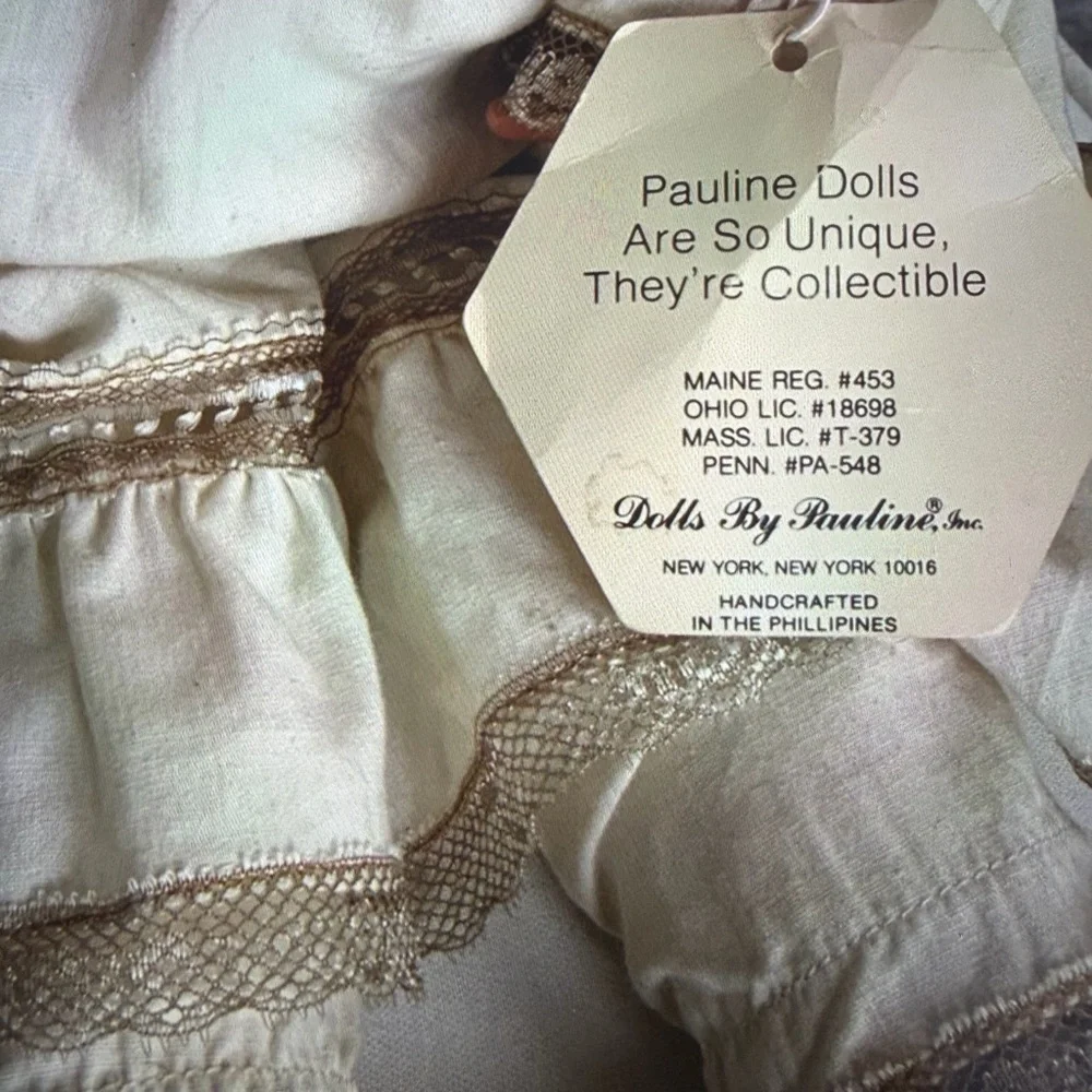 Dolls Pauline Doll Co. French Boy & Girl Red Hair Ivory Outfits Adorable 1980 - Picture 7 of 7